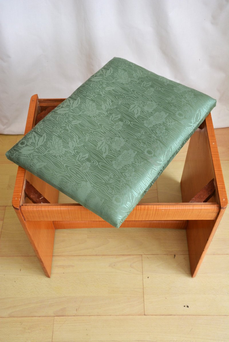 English Art Deco Sycamore Dressing Table Stool - Image 11
